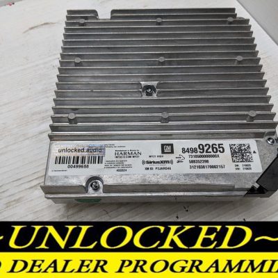 UNLOCKED 21-22 GMC SIERRA DENALI INFOTAINMENT RADIO RECEIVER 84989265 IOT