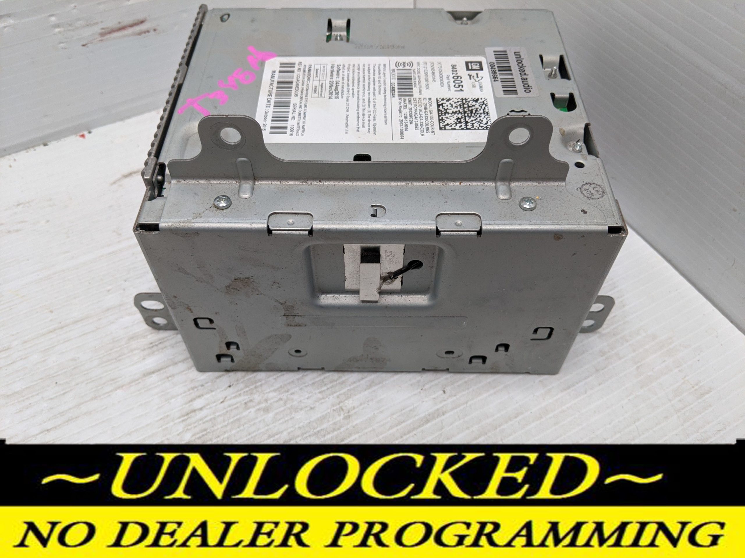 UNLOCKED 13-17 EQUINOX CRUZE CAMARO TERRAIN VERANO REGAL OEM RADIO 84026051 UHQ