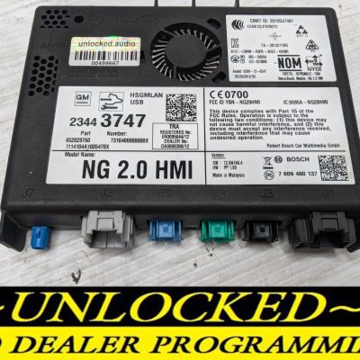 UNLOCKED 15-17 CHEVY GMC BUICK CADILLAC NG 2.0 HMI 23443747 IO6