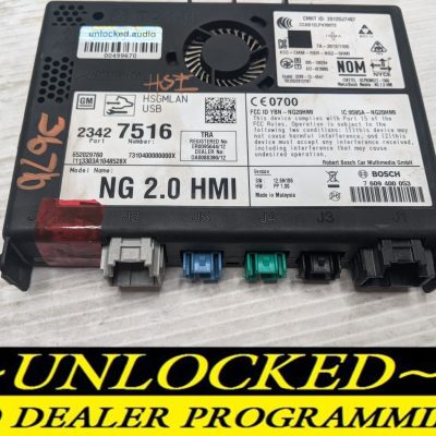 UNLOCKED 13-15 CHEVY GMC BUICK CADILLAC NG 2.0 HMI 23427516 IO5