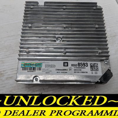 UNLOCKED 21-22 GMC SIERRA INFOTAINMENT RADIO RECEIVER 85528593 IOT