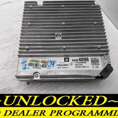 UNLOCKED 21-22 SIERRA INFOTAINMENT RADIO RECEIVER 84924098 IOT