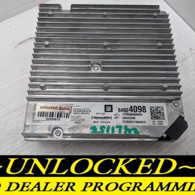 UNLOCKED 21-22 SIERRA INFOTAINMENT RADIO RECEIVER 84924098 IOT