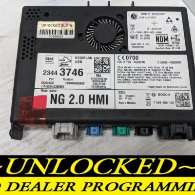 UNLOCKED 13-15 CHEVY GMC BUICK CADILLAC NG 2.0 HMI 23443746 IO5