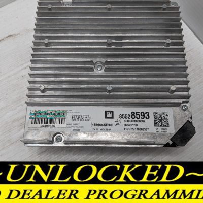 UNLOCKED 21-22 GMC SIERRA INFOTAINMENT RADIO RECEIVER 85528593 IOT