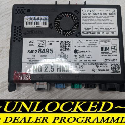 UNLOCKED 18-20 CHEVY GMC BUICK CADILLAC NG 2.5 HMI 84131943 IO6