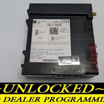 UNLOCKED 2017-2021 CHEVY GMC BUICK OEM RADIO 84102334 IO6 w/U2K