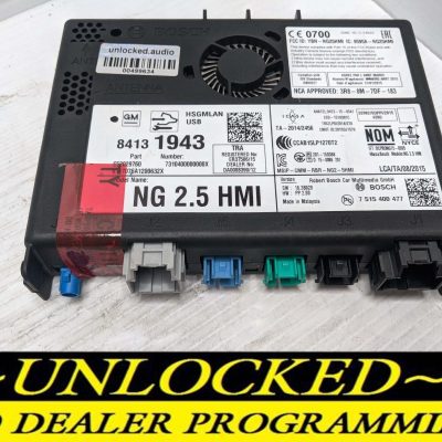 UNLOCKED 18-20 CHEVY GMC BUICK CADILLAC NG 2.5 HMI 84131943 IO6