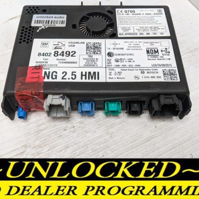 UNLOCKED 16-17 CHEVY GMC BUICK CADILLAC NG 2.5 HMI 84028492 IO6