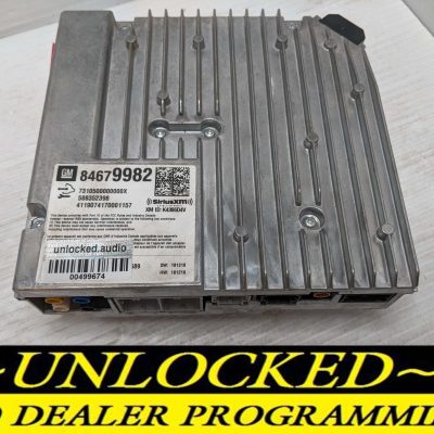 UNLOCKED 19-22 CHEVY CADILLAC GMC INFOTAINMENT RADIO RECEIVER 84679982 IOT
