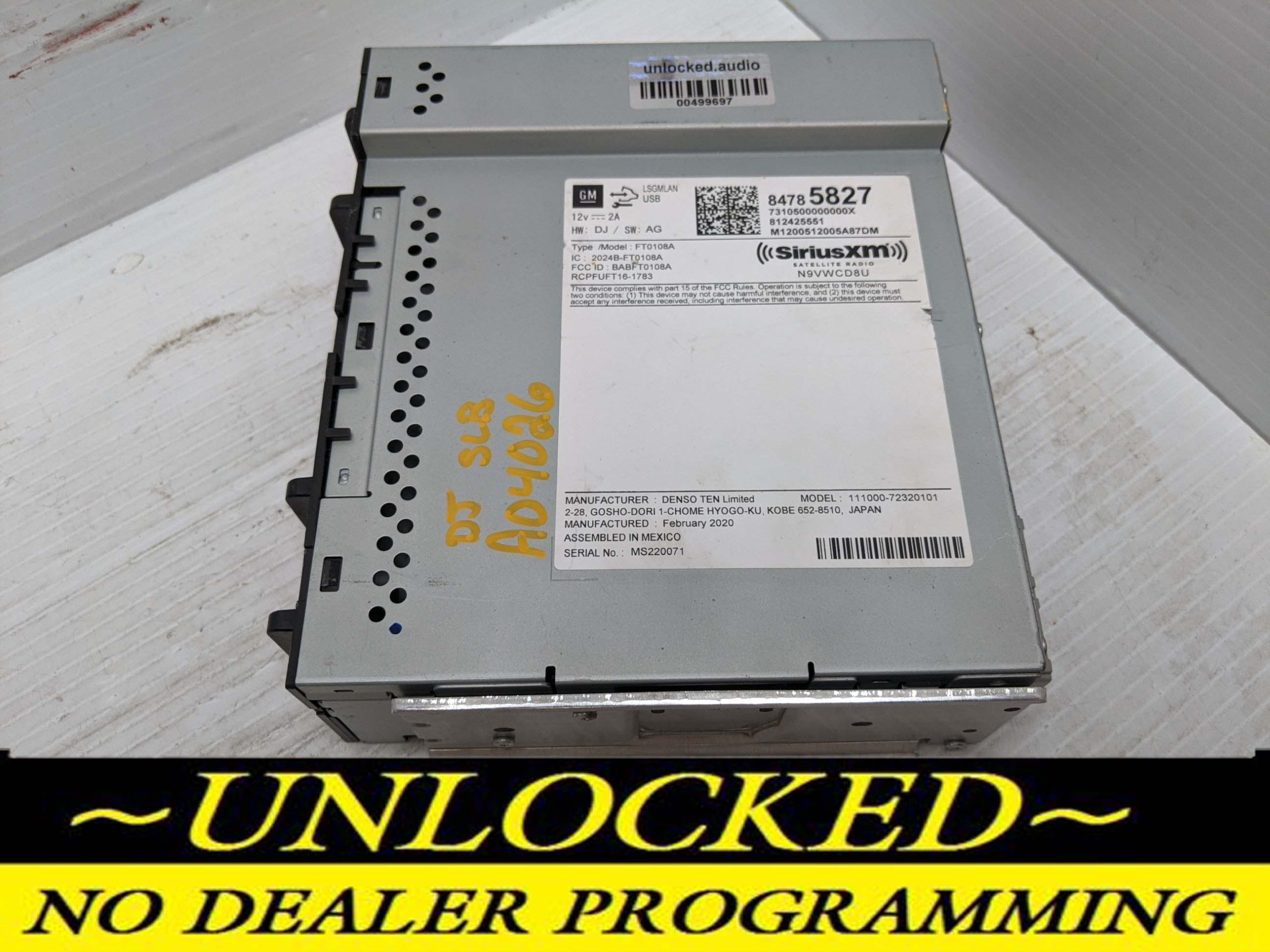 UNLOCKED 20-22 EQUINOX MALIBU OEM RADIO 84785827 IOR