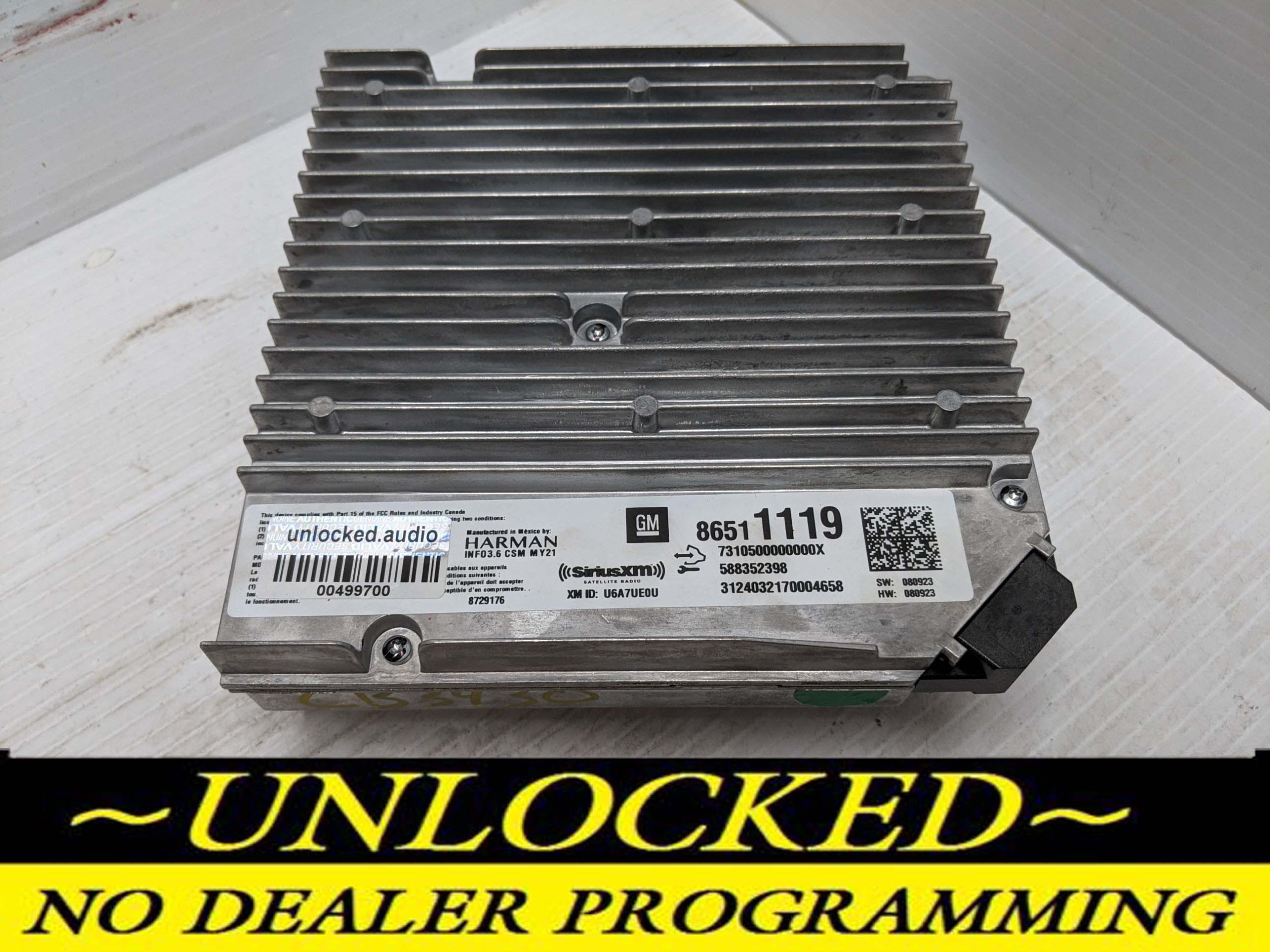 UNLOCKED 21-24 CHEVY SILVERADO TRAVERSE BLAZER TRAILBLAZER CAMARO INFOTAINMENT RADIO RECEIVER 86511119 IOU