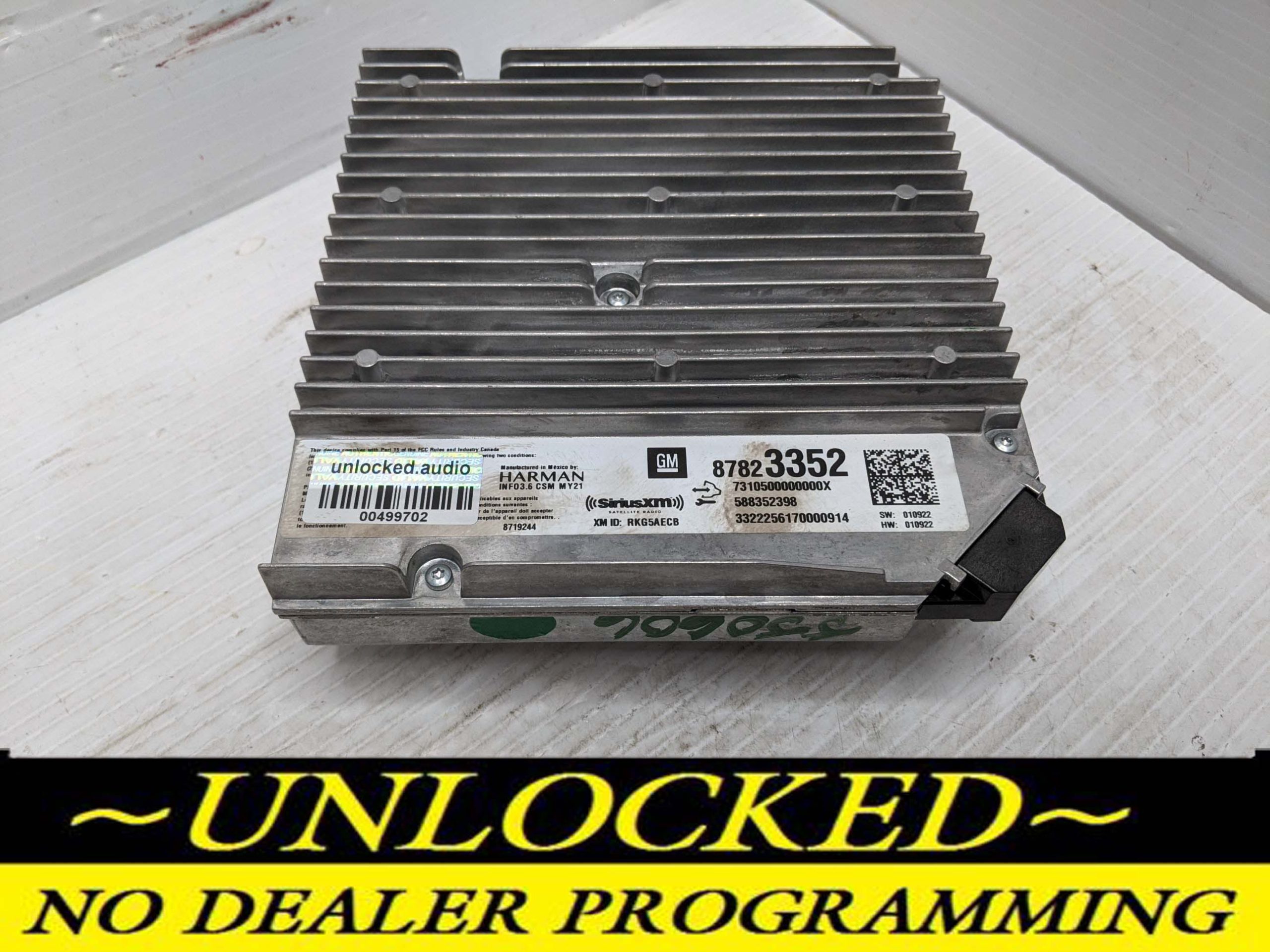 UNLOCKED 22-23 CHEVY TRAVERSE GMC TERRAIN INFOTAINMENT RADIO RECEIVER 87823352 IOS