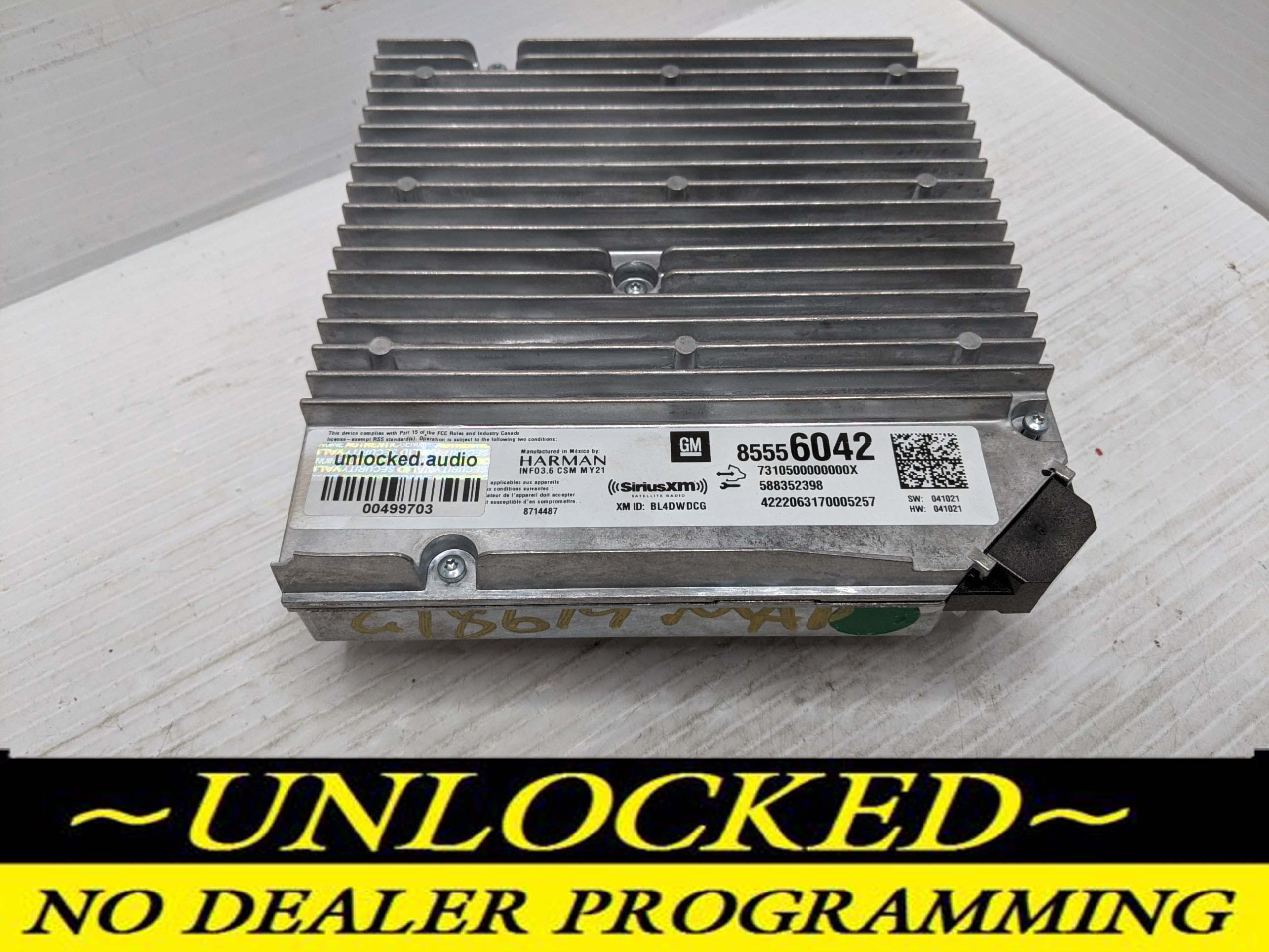 UNLOCKED 21-23 CHEVY SILVERADO TRAVERSE BLAZER TRAILBLAZER CAMARO INFOTAINMENT RADIO RECEIVER 85556042 IOU