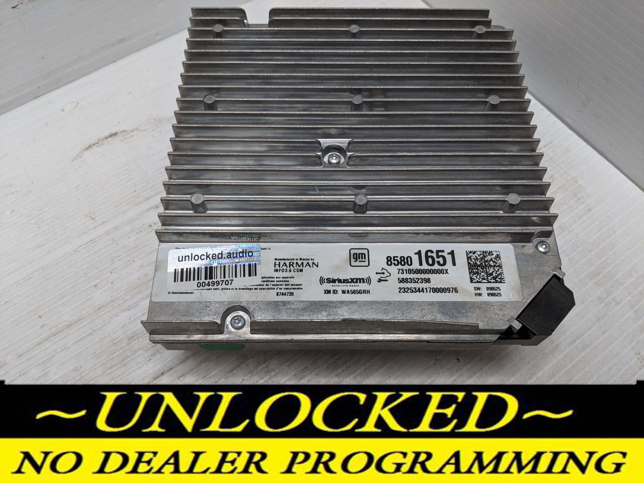 UNLOCKED 21-26 CHEVY BLAZER INFOTAINMENT RADIO RECEIVER 85801651 IOS