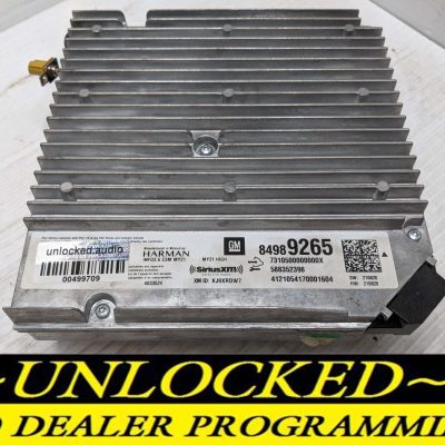 UNLOCKED 21-22 CHEVY SILVERADO INFOTAINMENT RADIO RECEIVER 84989265 IOT **READ**