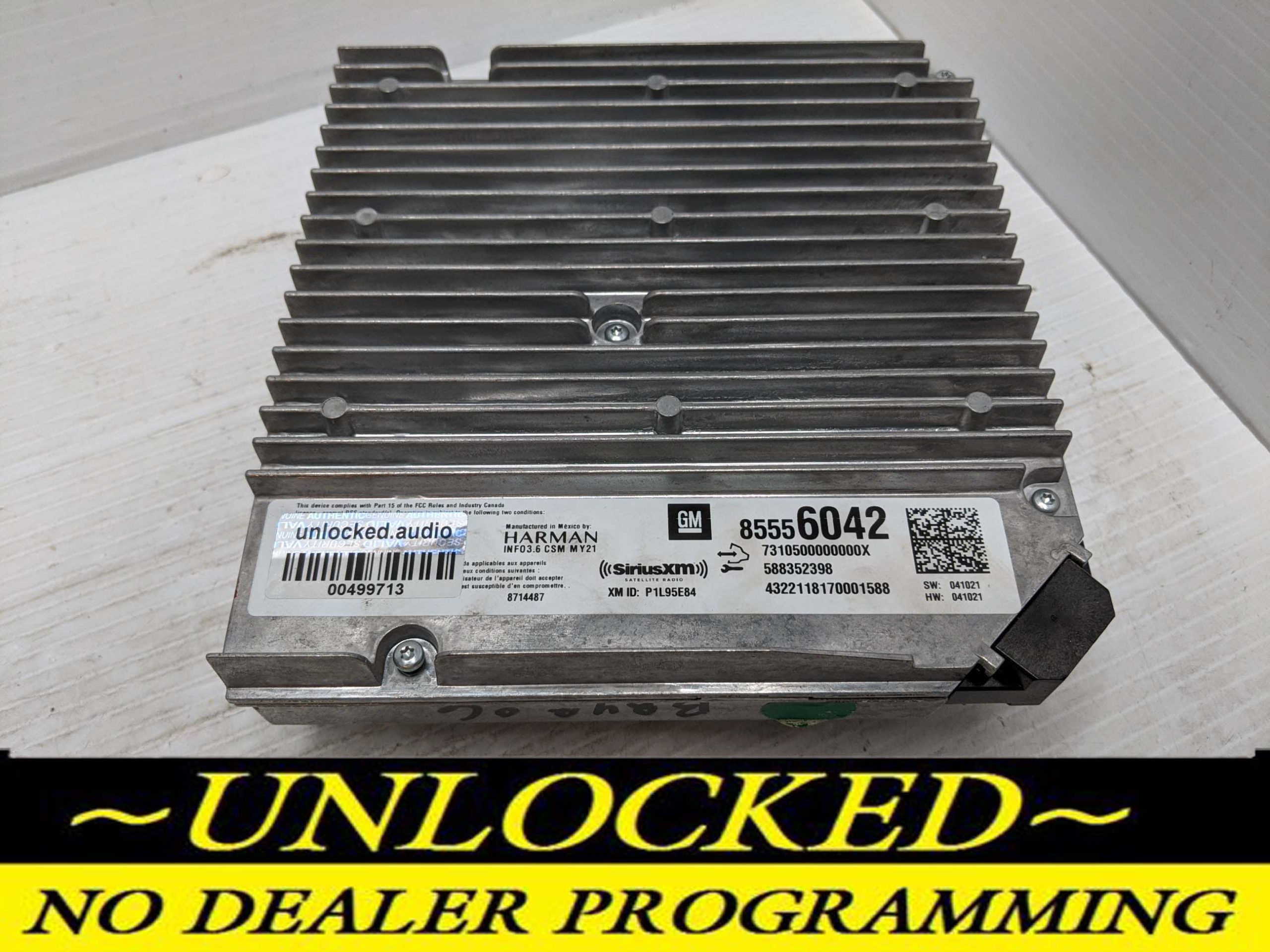 UNLOCKED 21-23 CHEVY SILVERADO TRAVERSE BLAZER TRAILBLAZER CAMARO TERRAIN INFOTAINMENT RADIO RECEIVER 85556042 IOS