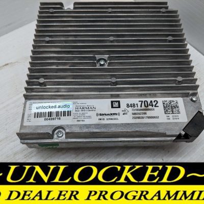 UNLOCKED 20-23 CHEVY SILVERADO TRAVERSE BLAZER TRAILBLAZER CAMARO INFOTAINMENT RADIO RECEIVER 84817042 IOS