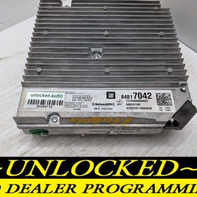 UNLOCKED 20-23 CHEVY SILVERADO TRAVERSE BLAZER TRAILBLAZER CAMARO INFOTAINMENT RADIO RECEIVER 84817042 IOS