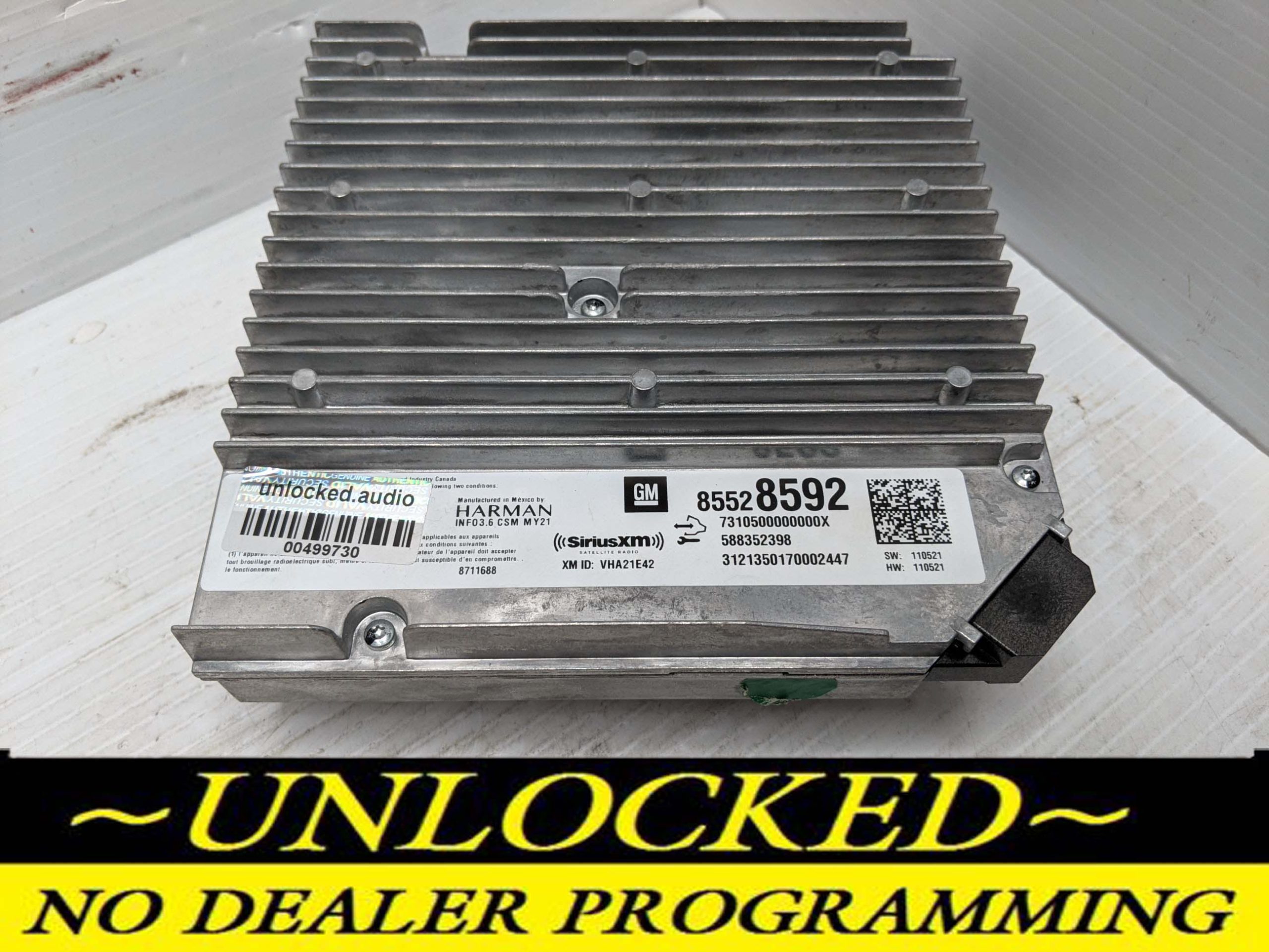 UNLOCKED 21-24 BUICK ENCLAVE OEM INFOTAINMENT RADIO 85528592 IOS