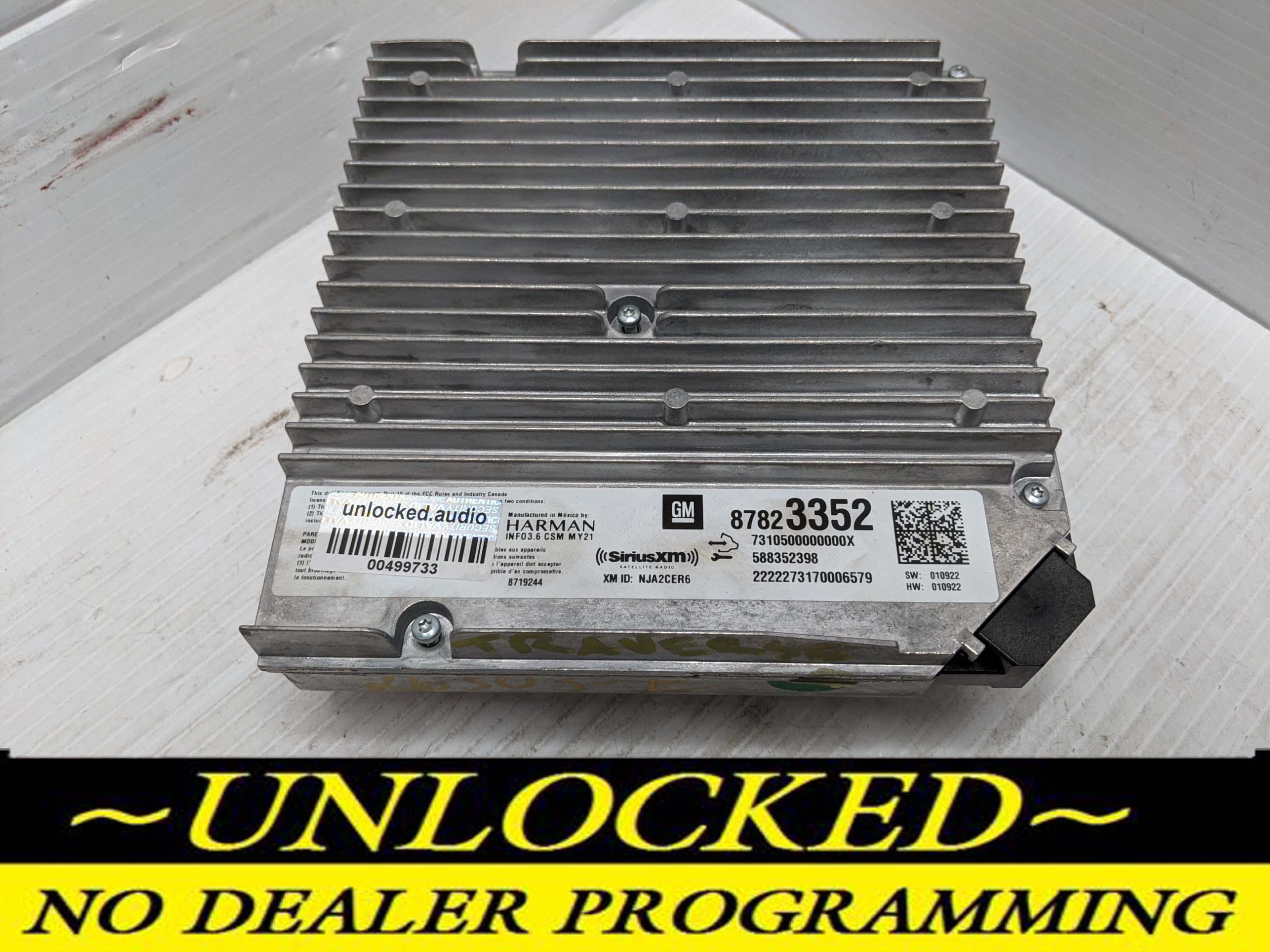 UNLOCKED 21-23 CHEVY SILVERADO TRAVERSE BLAZER TRAILBLAZER CAMARO INFOTAINMENT RADIO RECEIVER 87823352 IOS
