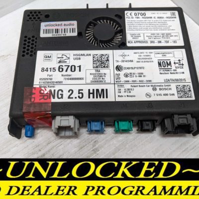 UNLOCKED 17-20 CHEVY GMC BUICK CADILLAC NG 2.5 HMI 84156701 IO6