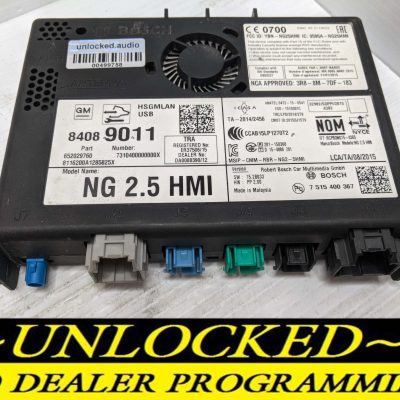 UNLOCKED 16-17 CHEVY GMC BUICK CADILLAC NG 2.5 HMI 84089011 IO6