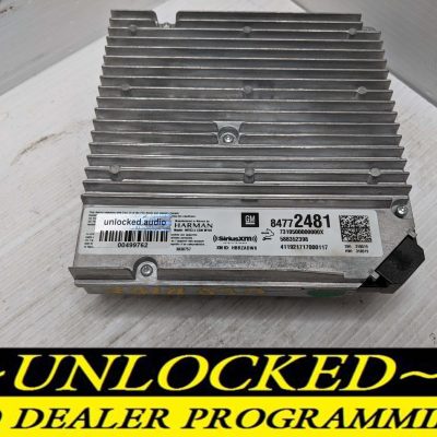 UNLOCKED 20-23 GMC ACADIA CHEVY SILVERADO TRAVERSE BLAZER CAMARO BUICK ENCLAVE INFOTAINMENT RADIO RECEIVER 84772481 IOS