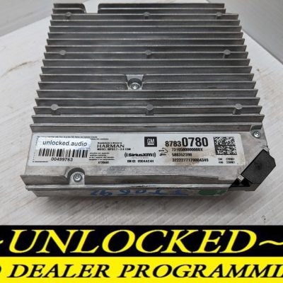 UNLOCKED 22-23 CHEVY TAHOE SILVERADO GMC YUKON SIERRA INFOTAINMENT RADIO RECEIVER 87830780 IOK