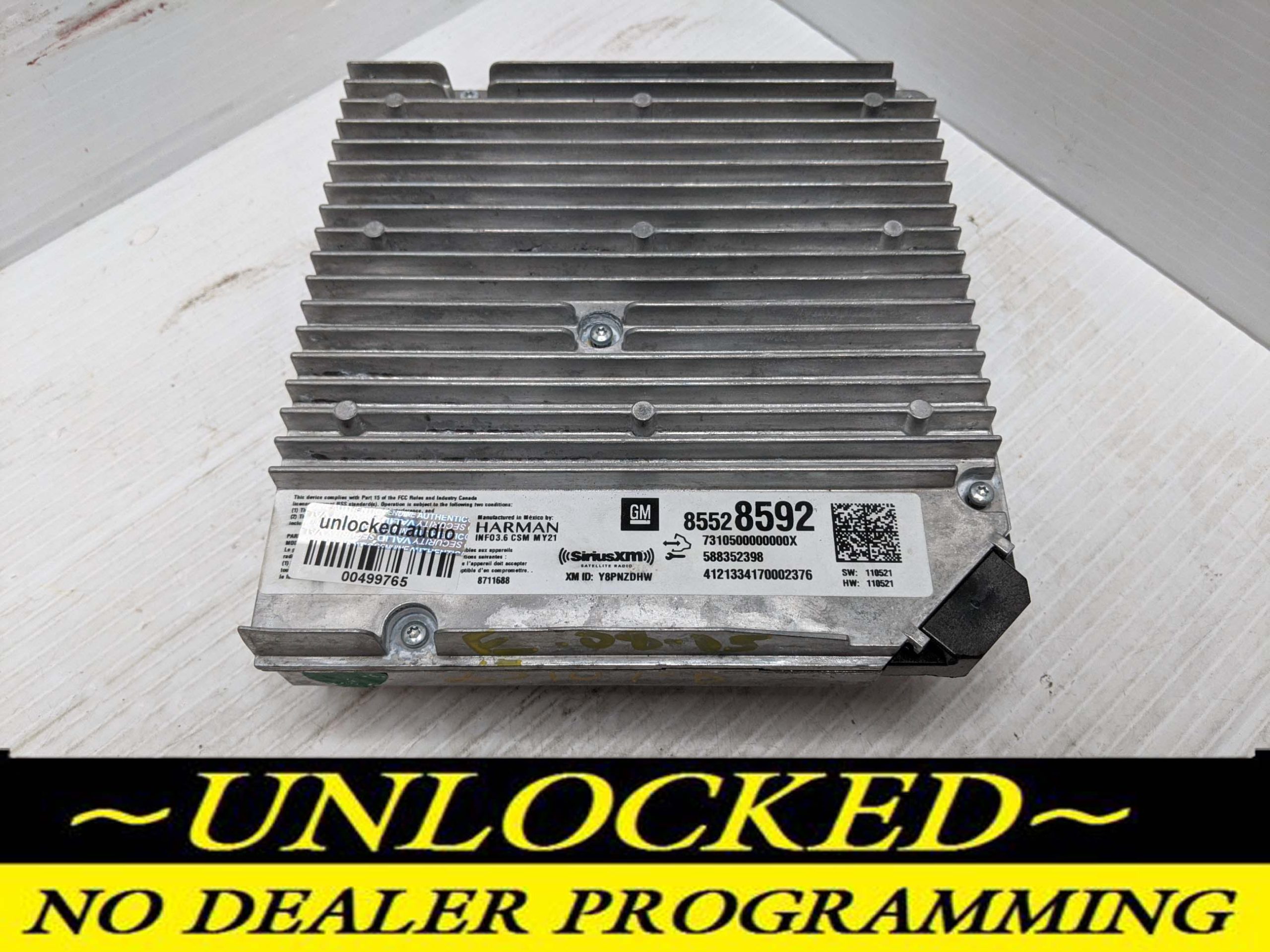 UNLOCKED 21-24 CHEVY TRAVERSE OEM INFOTAINMENT RADIO 85528592 IOS