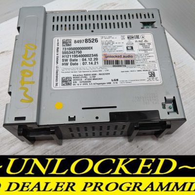 UNLOCKED 21-24 MALIBU EQUINOX TERRAIN TRAILBLAZER ENCORE GX OEM RADIO 84978526 IOR