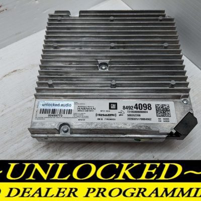 UNLOCKED 21-22 SIERRA INFOTAINMENT RADIO RECEIVER 84924098 IOT