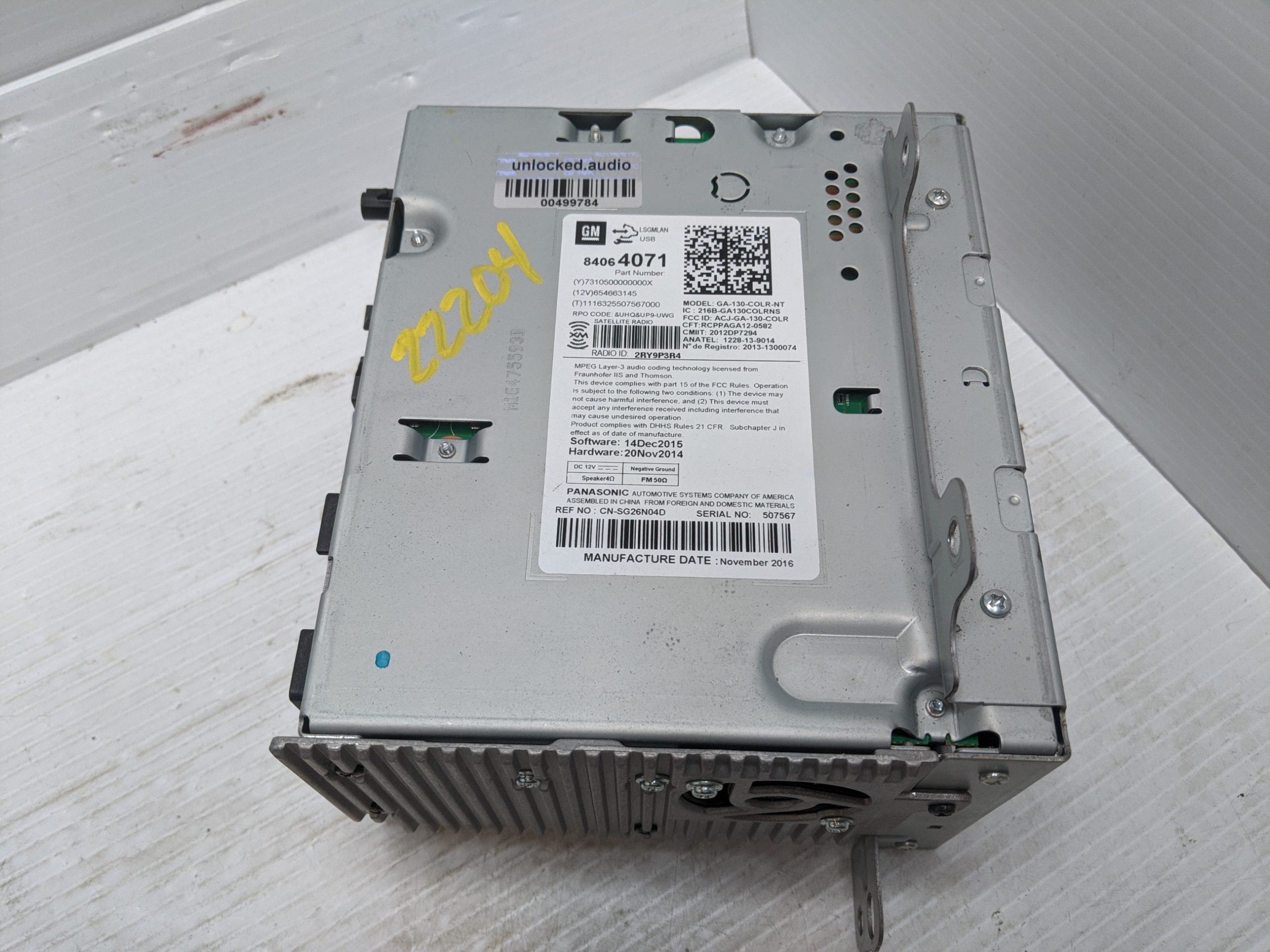 UNLOCKED 16-17 CRUZE EQUINOX TERRAIN OEM RADIO 84064071 UHQ - Image 2