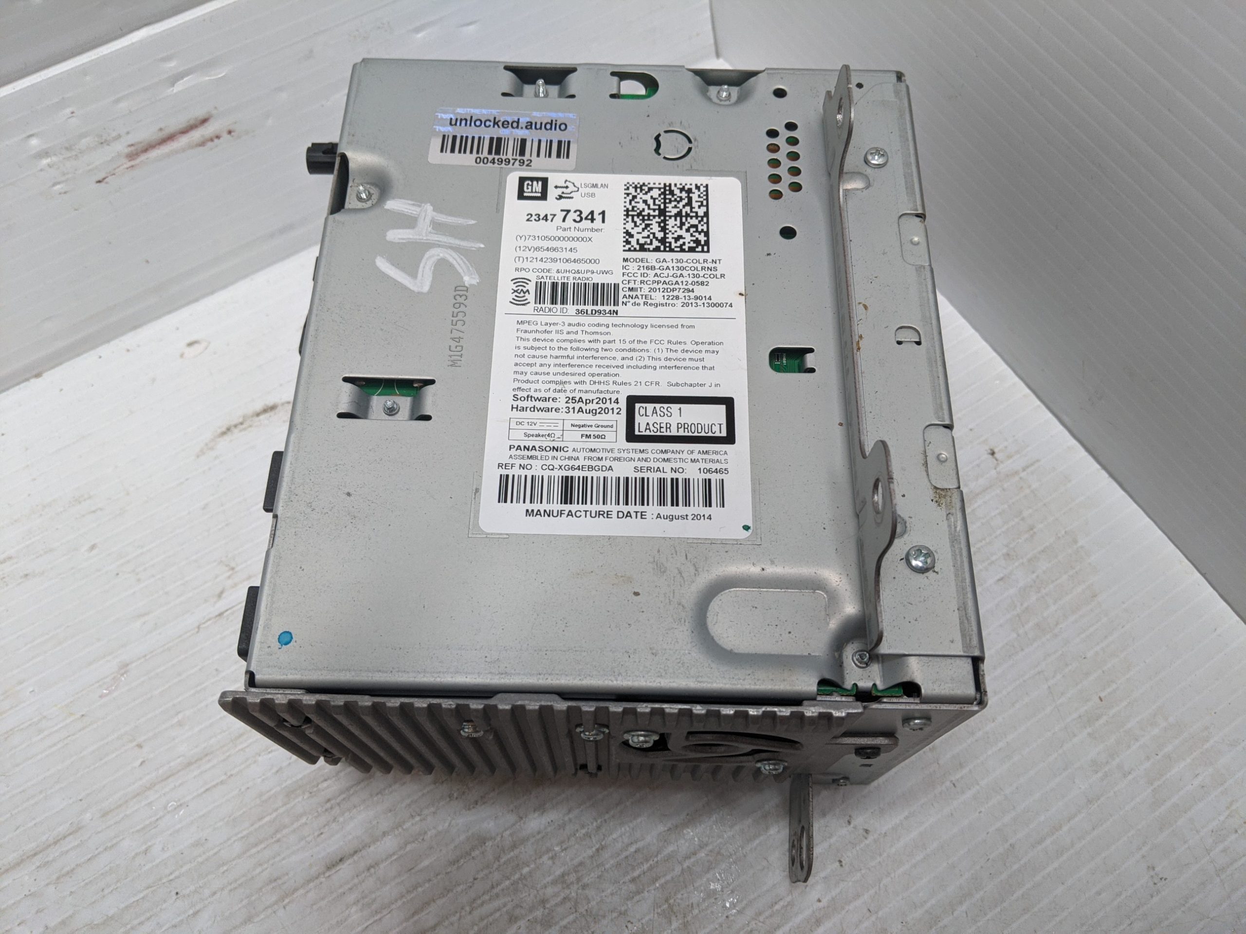 UNLOCKED 2015 CHEVY EQUINOX OEM RADIO 23477341 UHQ - Image 2