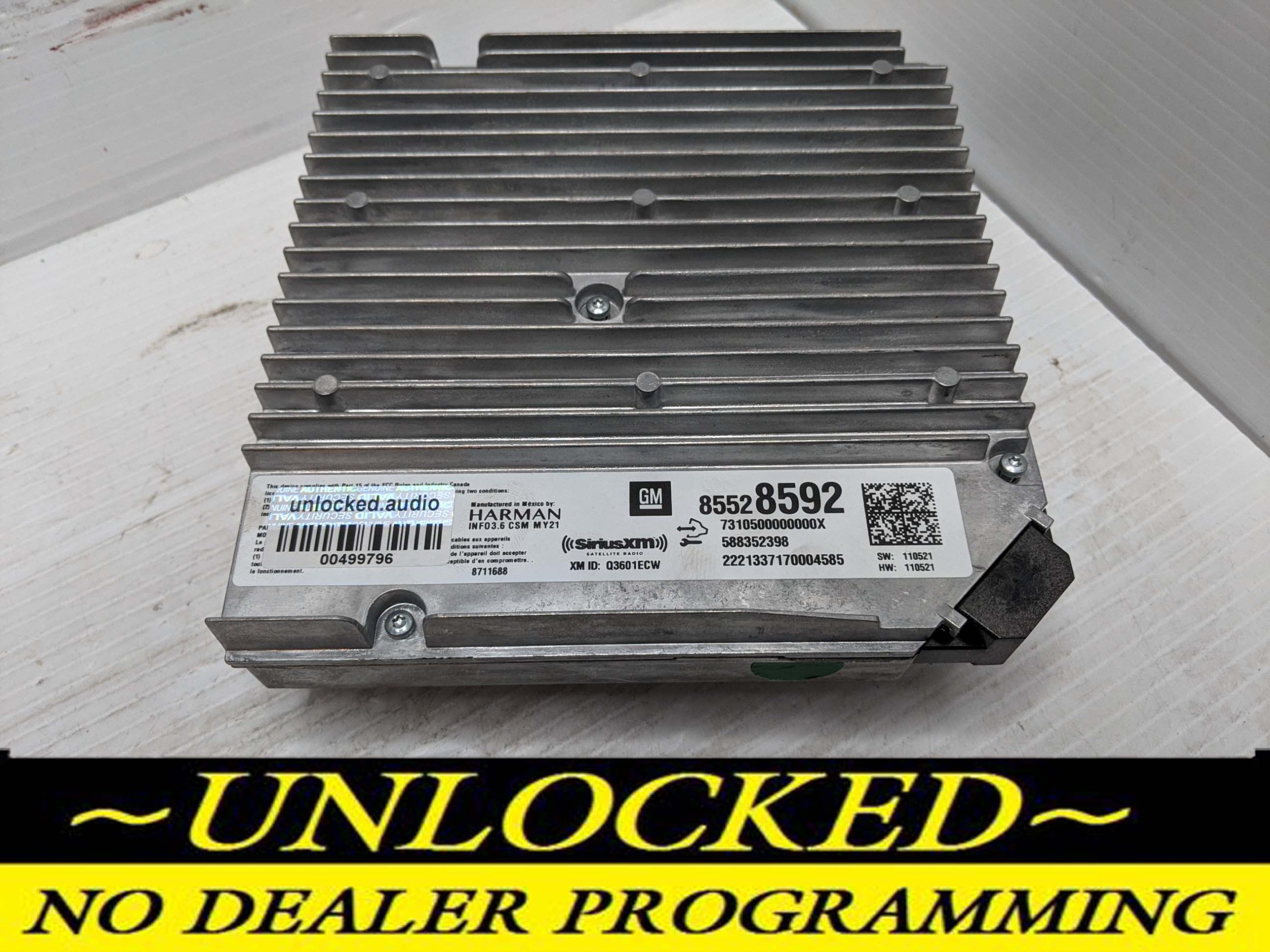 UNLOCKED 21-24 BUICK ENCLAVE OEM INFOTAINMENT RADIO 85528592 IOU