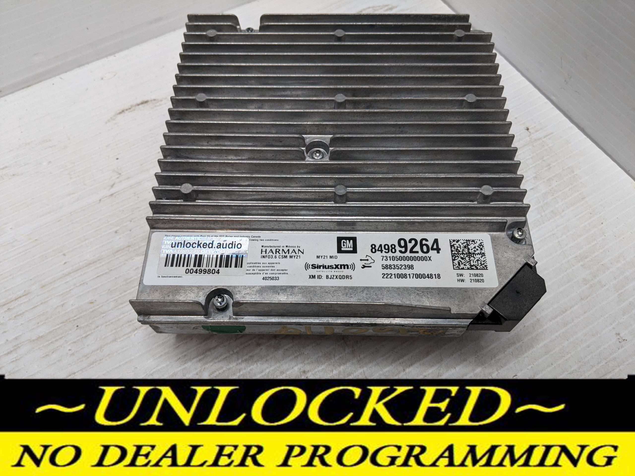 UNLOCKED 21-24 CHEVY SILVERADO OEM INFOTAINMENT RADIO 84989264 IOS